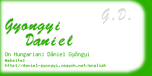 gyongyi daniel business card